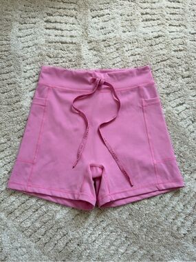 Offline by Aerie Pink Biker Shorts